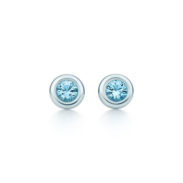 Boucles d'oreilles argent & aigues-marines