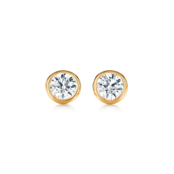 Boucles d’oreilles en or 18 carats, Diamonds by The Yard par Elsa Peretti. – Size 0.16 Tiffany & Co.