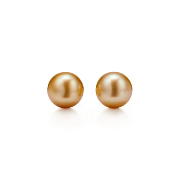 Boucles d'oreilles en perles et or 18 carats