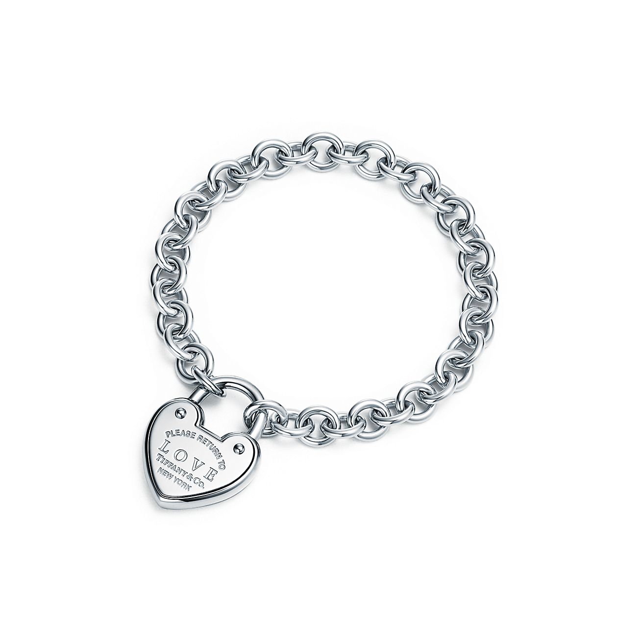 Bracelet Cadenas Love Return to Tiffany en argent 925 millièmes Medium - Size Large Tiffany & Co.