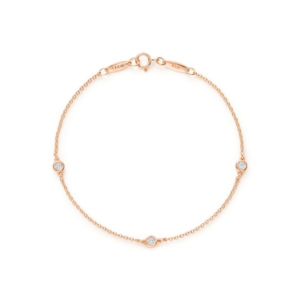 Bracelet Diamonds by the Yard par Elsa Peretti en or rose 18 carats Tiffany & Co.