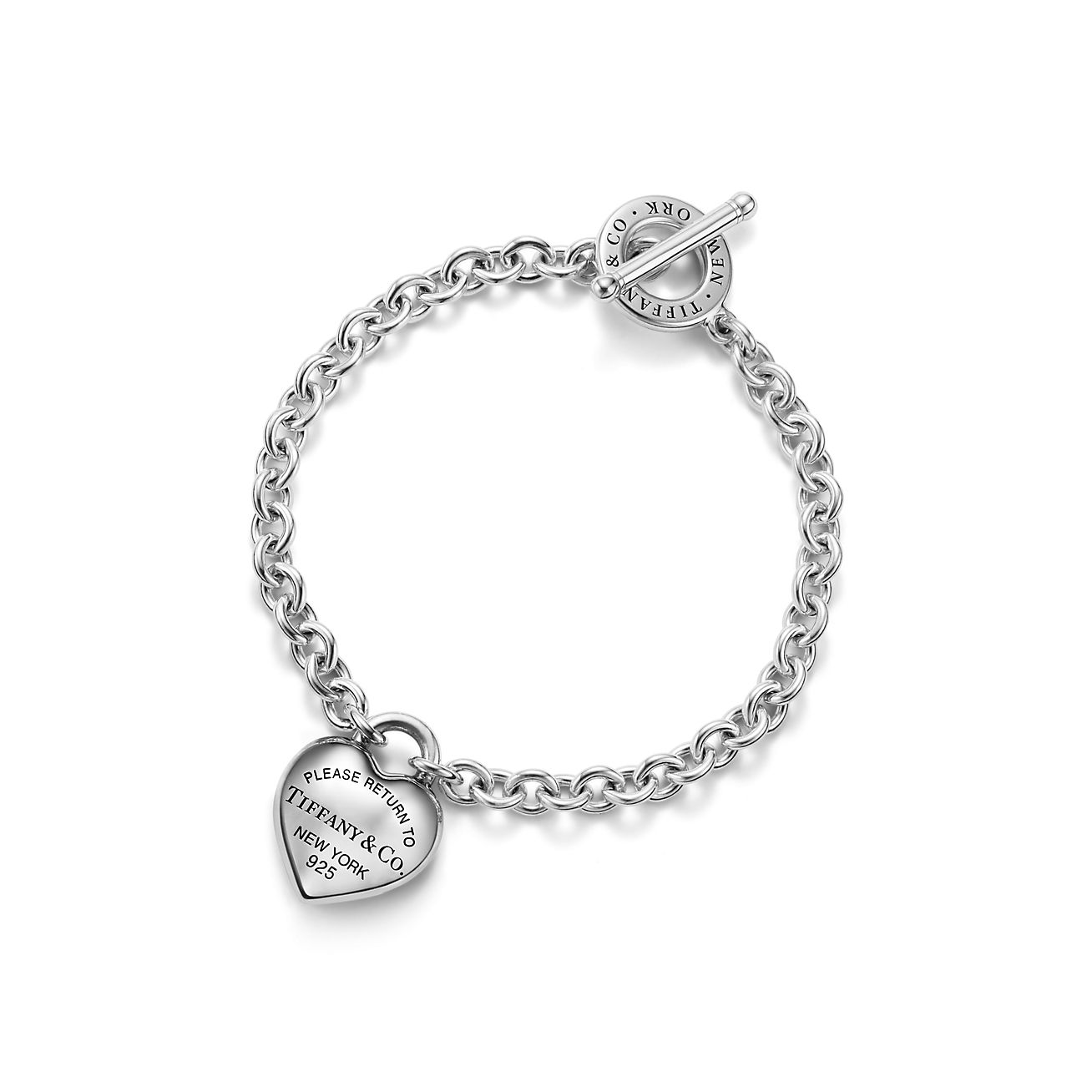 Bracelet Full Heart Return to Tiffany avec fermoir à bascule en argent - Size Extra Small Tiffany & Co.