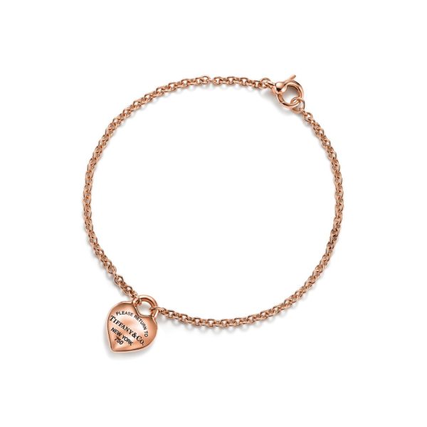Bracelet Full Heart Return to Tiffany en or rose 18 carats - Size Extra Large Tiffany & Co.
