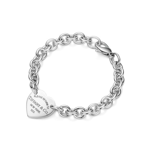 Bracelet Plaque Caur Return to Tiffany en argent 925 millièmes - Size 6.25 in Tiffany & Co.