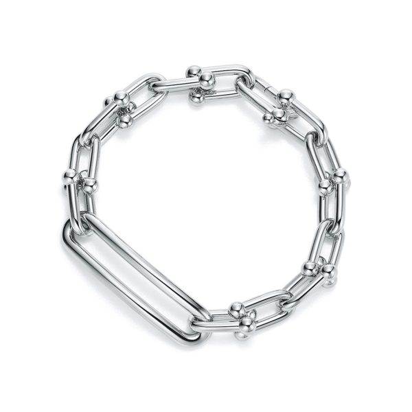 Bracelet Tiffany HardWear à maillons allongés en argent 925 millièmes – Size Medium Tiffany & Co.