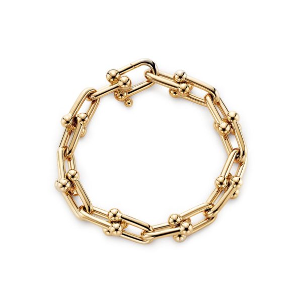 Bracelet à gros maillons Tiffany HardWear en or jaune – Size Large Tiffany & Co.