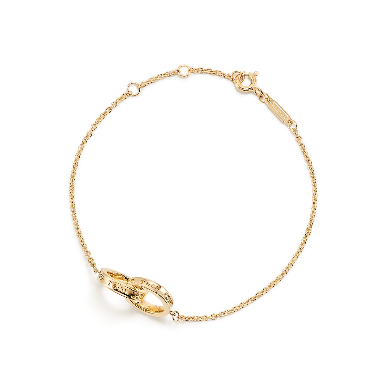 Bracelet à maillons Cercles entrelacés Tiffany 1837 en or jaune 18 carats Tiffany & Co.