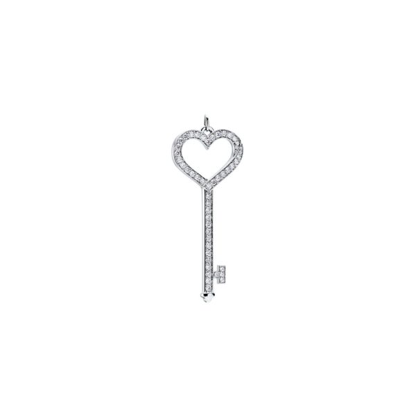 Clé Caur Tiffany Keys en platine 950 millièmes et diamants Small Tiffany & Co.