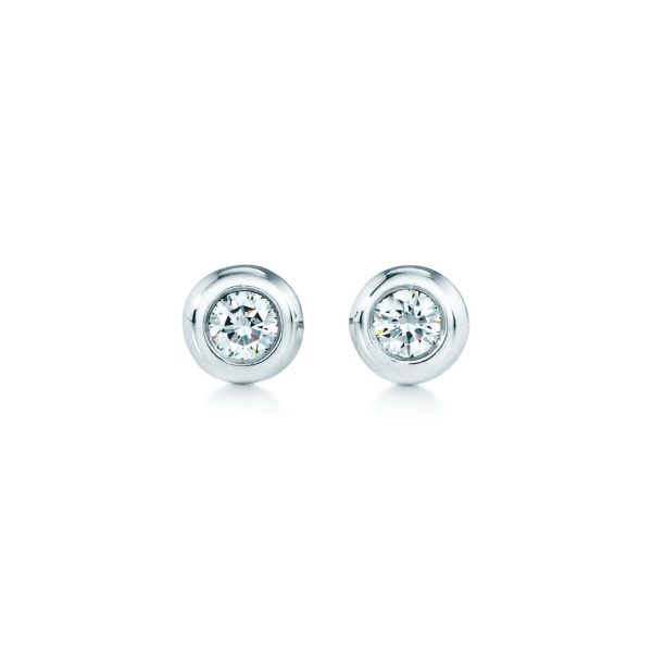 Elsa Peretti:Boucles d'oreilles Diamonds by the Yard en argent 925 millièmes - Size 0.34 Tiffany & Co.