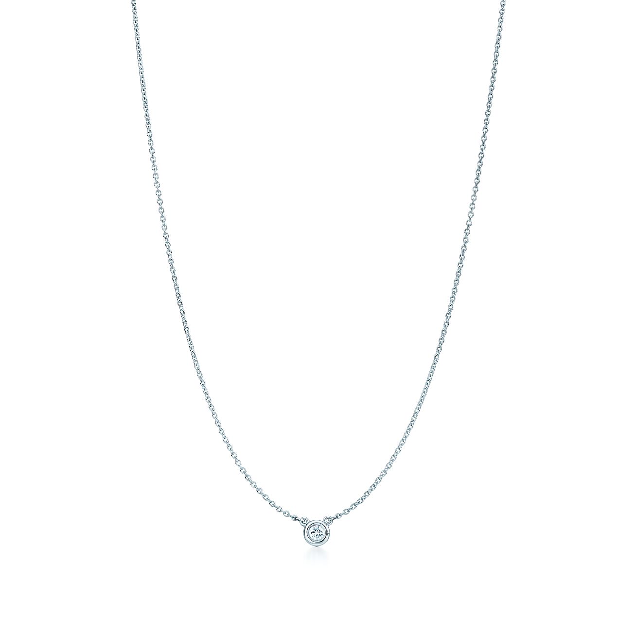 Elsa Peretti:Pendentif Diamonds by the Yard avec diamant en argent 925 mil - Size 0.03 Tiffany & Co.