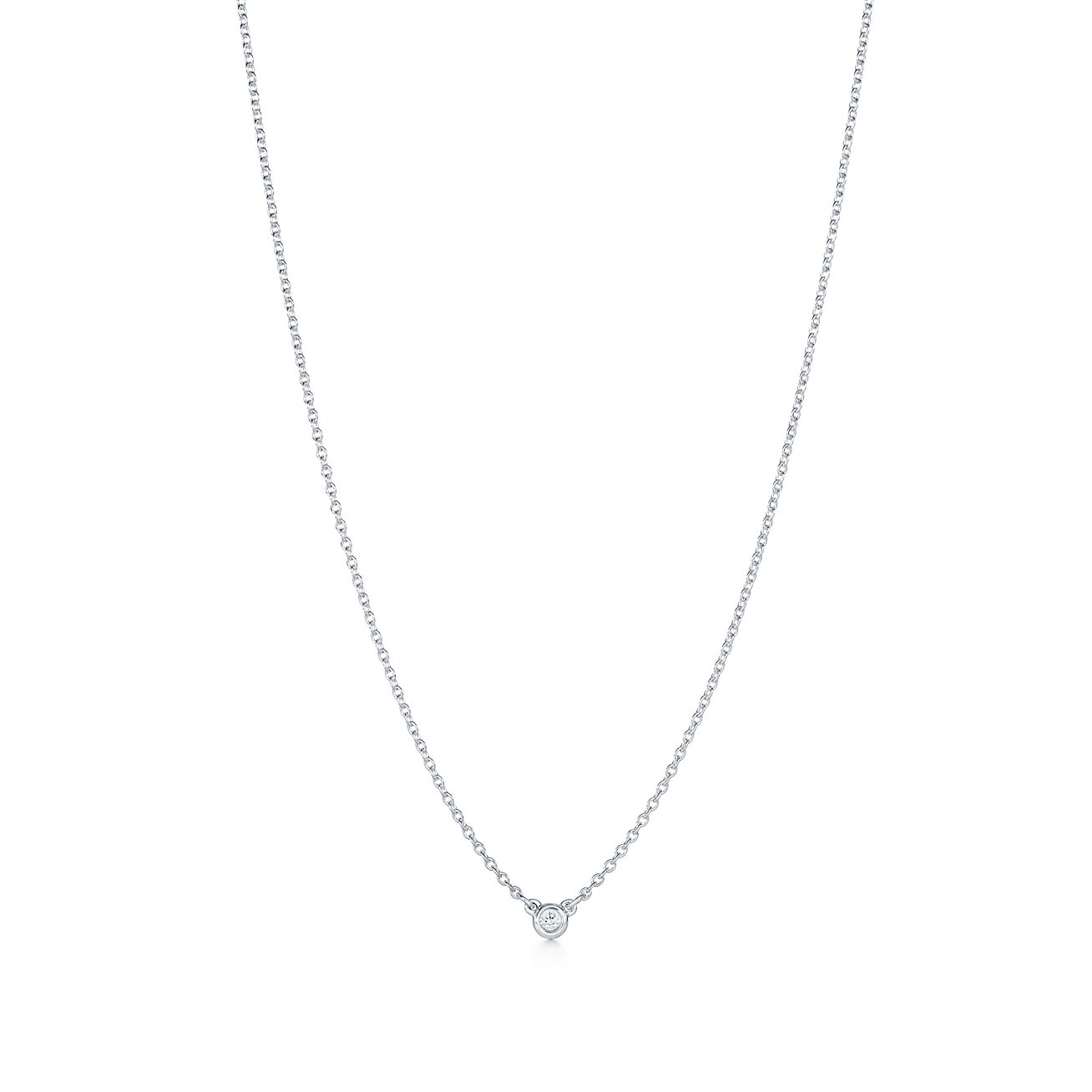 Elsa Peretti:Pendentif Diamonds by the Yard avec diamant en argent 925 mil - Size 0.05 Tiffany & Co.