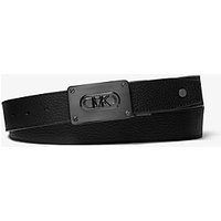 MK Ceinture réversible en cuir à logo - NOIR(NOIR) - Michael Kors luxe