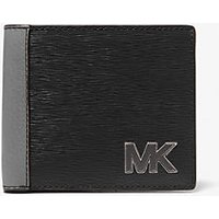 MK Portefeuille compact Hudson en cuir bicolore – NOIR(NOIR) – Michael Kors