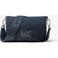MK Sac à bandoulière Hudson en cuir texturé - BLEU MARINE(BLEU) - Michael Kors luxe