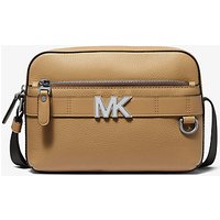 MK Sac à bandoulière Hudson fonctionnel en cuir grainé - CAMEL(MARRON) - Michael Kors luxe