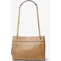 MK Sac porté épaule Jet Set de taille moyenne en cuir grainé avec chaîne - CAMEL(MARRON) - Michael Kors luxe