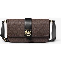 MK Très petit sac ceinture à bandoulière Greenwich à imprimé logo - MARRON/NOIR(MARRON) - Michael Kors luxe