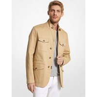 MK Veste de style militaire en coton extensible - KAKI(NATUREL) - Michael Kors luxe