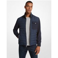 MK Veste en matières mixtes - BLEU DE MINUIT(BLEU) - Michael Kors luxe