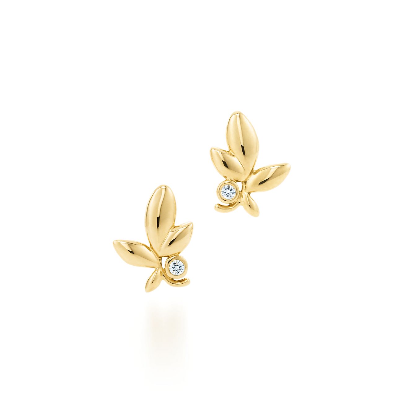 Paloma Picasso: Boucles d'oreilles Olive Leaf Tiffany & Co.