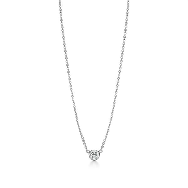 Pendentif Diamonds by the Yard Elsa Peretti en platine et diamant – Size 0.14 Tiffany & Co.