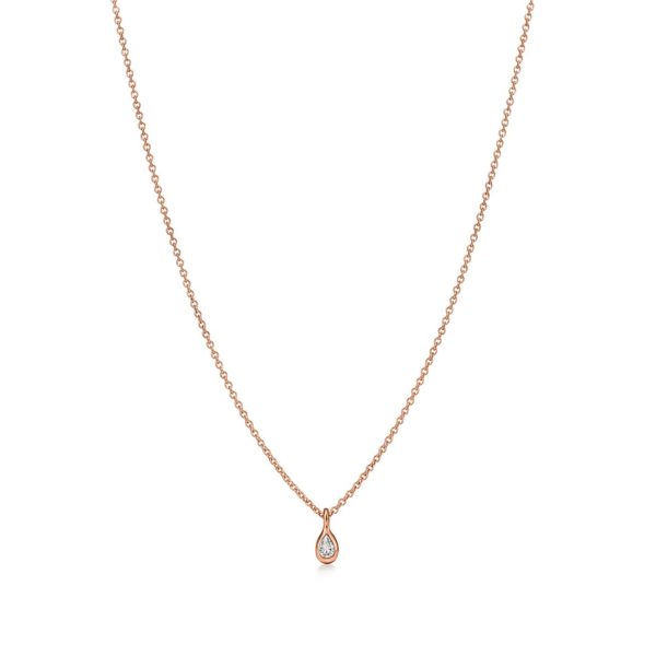 Pendentif Diamonds by the Yard par Elsa Peretti en or rose 18 carats Tiffany & Co.