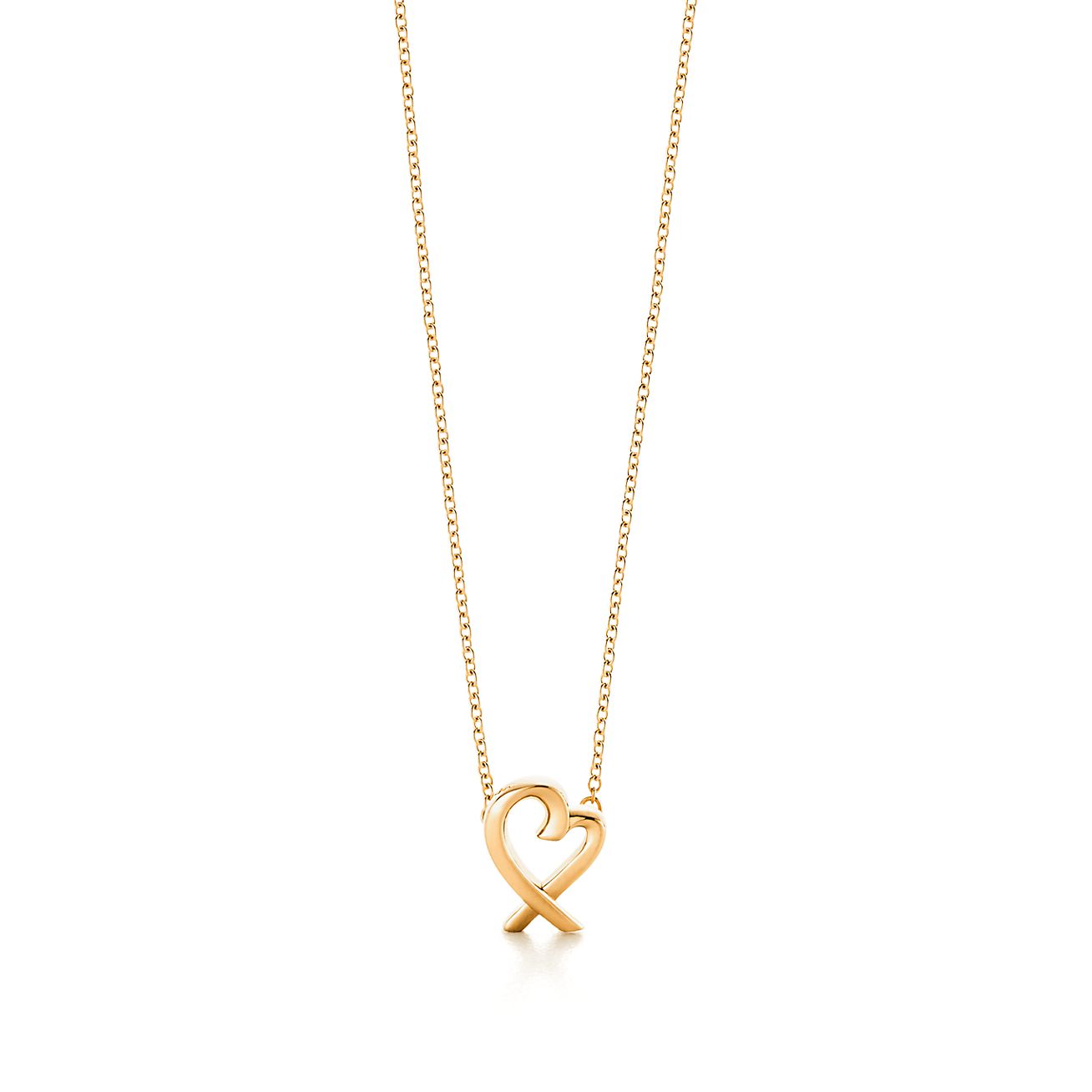 Pendentif Loving Heart Paloma Picasso en or 18 carats Mini Tiffany & Co.