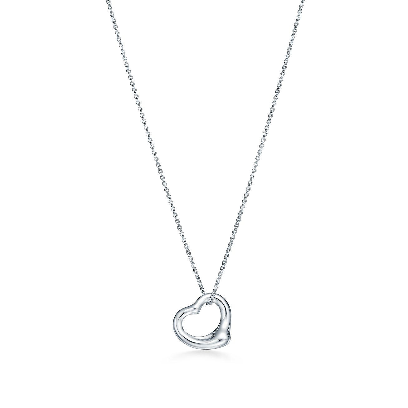 Pendentif Open Heart Elsa Peretti en argent Plusieurs tailles au choix - Size 16 mm Tiffany & Co.