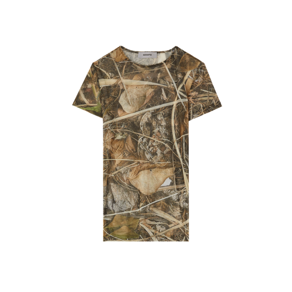 T-shirt Dirt à imprimé en mesh – Serapis