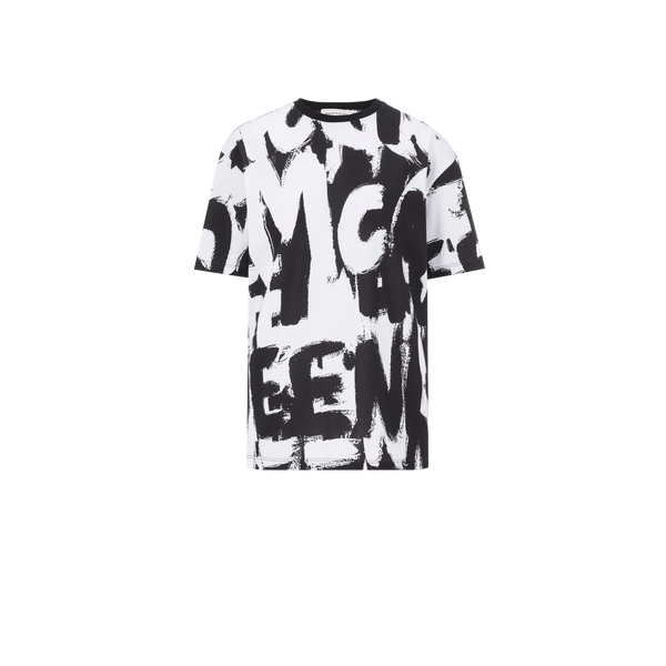 T-shirt Graffiti en coton - Alexander Mcqueen
