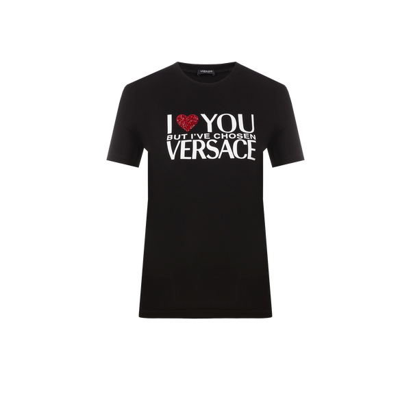 T-shirt I love you but.. - Versace