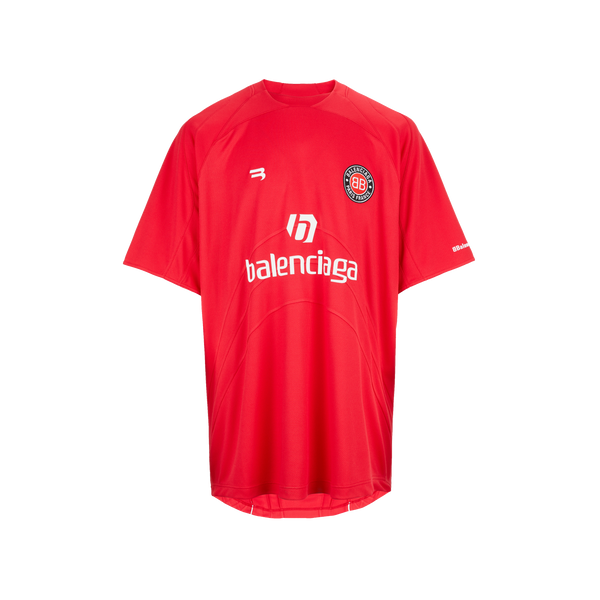 T-shirt Soccer en jersey perforé – Balenciaga