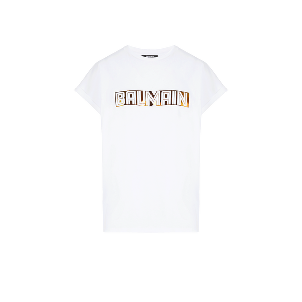 T-shirt à logo en coton – Balmain