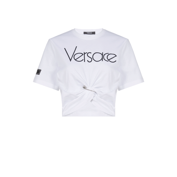 T-shirt avec broche - Versace