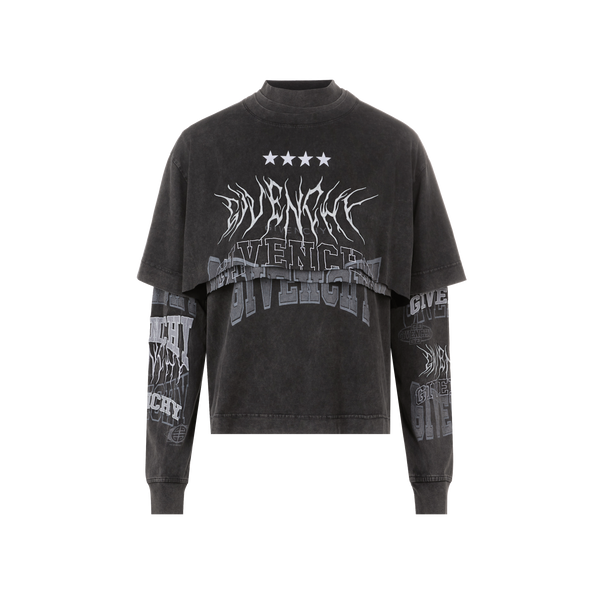 T-shirt brodé en coton – Givenchy