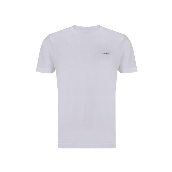T-shirt en lyocell et coton – Emporio Armani