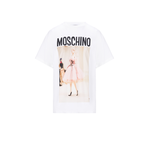 T-shirt imprimé en coton – Moschino