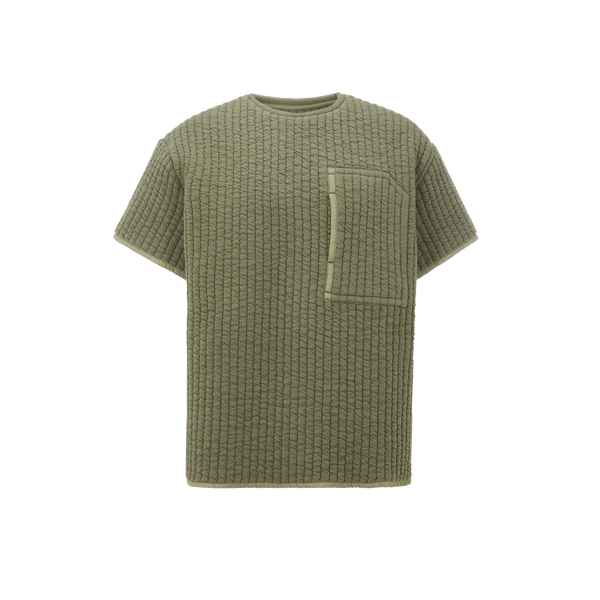 T-shirt matelassé en coton mélangé - Jil Sander