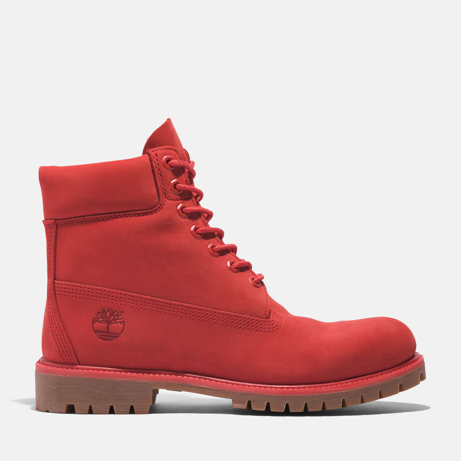 Timberland 50th Edition Premium 6-inch Boot Imperméables Pour Homme En Rouge Rouge