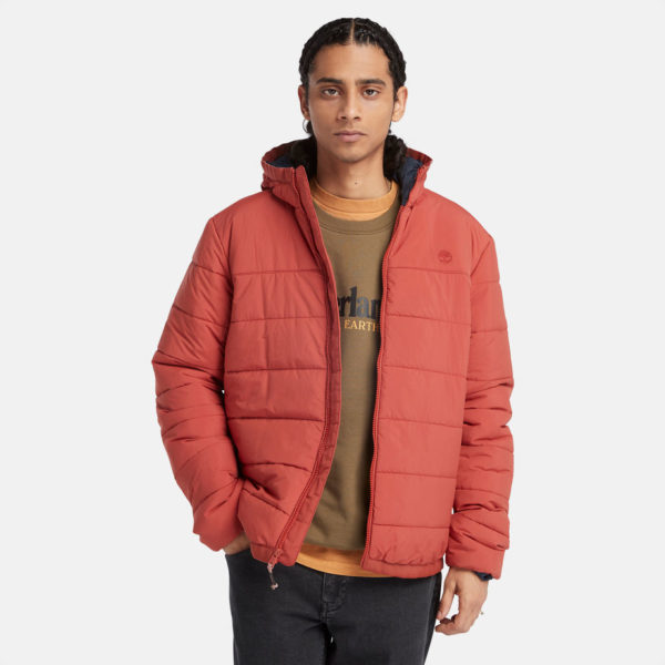 Timberland Doudoune À Capuche Garfield Thermarange Pour Homme En Rouge Rouge
