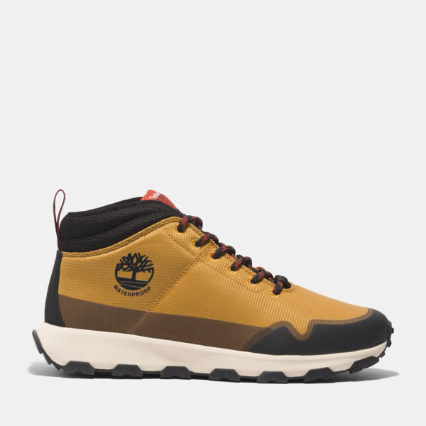 Timberland Hiker Imperméable Winsor Trail Pour Homme En Jaune Jaune