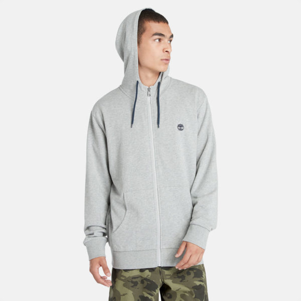 Timberland Sweat À Capuche Et Envers Bouclé Oyster River Pour Homme En Gris Gris