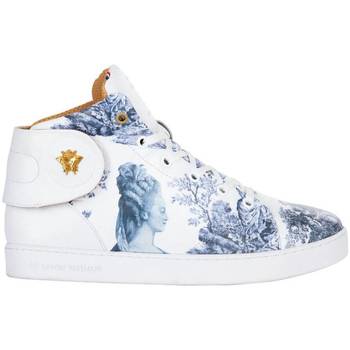 Baskets montantes Baron Papillon  Sneaker  Mid Marie-Antoinette bleue - Baron Papillon
