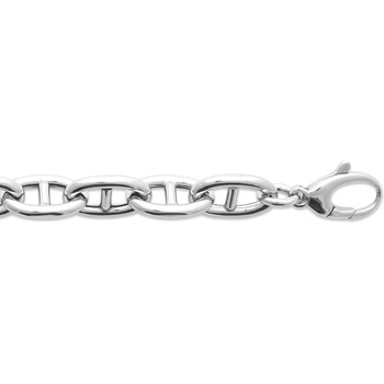 Collier Brillaxis  Collier  argent rhodié maille marine - Brillaxis
