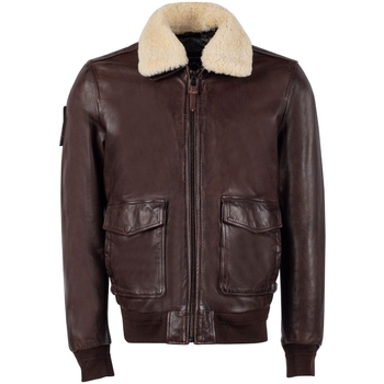 Blouson Patrouille De France  Blouson cuir  ref 51288 Brown - Patrouille De France
