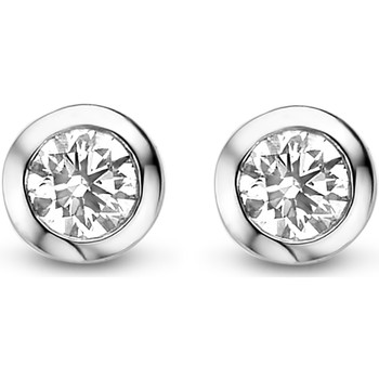 Boucles oreilles Brillaxis  Boucles d'oreilles  diamants sertis clos or - Brillaxis
