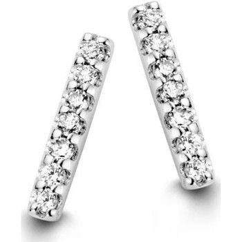 Boucles oreilles Brillaxis  Boucles d'oreilles  barrette or diamants - Brillaxis