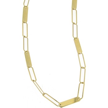 Collier Brillaxis  Collier or jaune 18 carats mailles ovales plates - Brillaxis