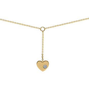 Collier Brillaxis  Pendentif  or jaune coeur diamant - Brillaxis