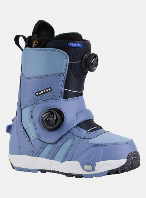 Burton - Boots de snowboard Felix Step On® larges femme, Slate Blue, 7.5